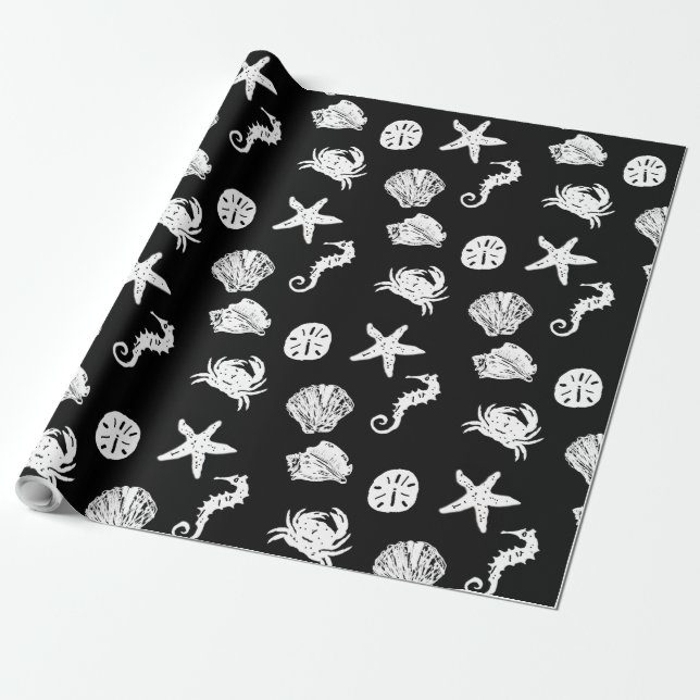 Kreaturen des Schwarzen Meeres Geschenkpapier (Ungerollt)