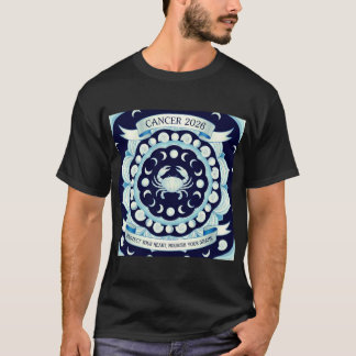 Krebs 2026 Zodiac Mandala | Mond & Wasserzeichen A T-Shirt