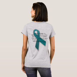 Krebs ändert uns inspiriational T-Stück T-Shirt