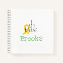 Krebs bei Kindern. Ich bin tapfer.Benutzerdefinier