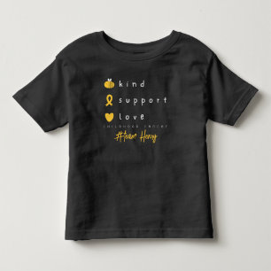 Krebs bei Kindern personalisierter Name Kleinkind T-shirt