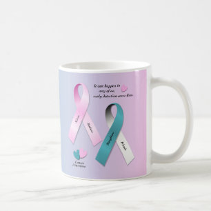 Krebs-Bewusstsein Kaffeetasse