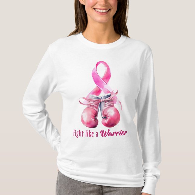 KREBS-BEWUSSTSEIN UND PRÄVENTION T-Shirt (Vorderseite)