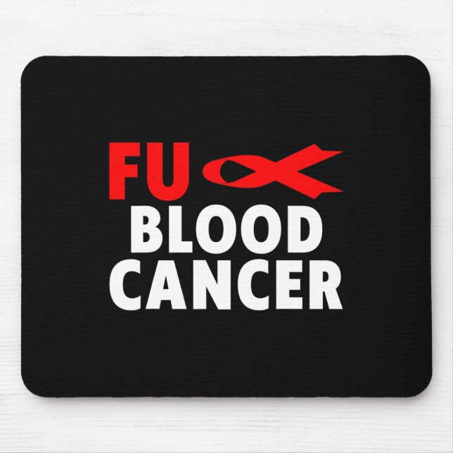 Krebs - Blutkrebs-Bewusstsein 1  Mousepad (Vorne)