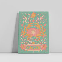 Krebs Celestial Zodiac Pastel Dreams Wall Arts