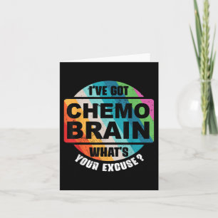 Krebs Chemo Gehirn Retro Sensibilisierung Geschenk Karte