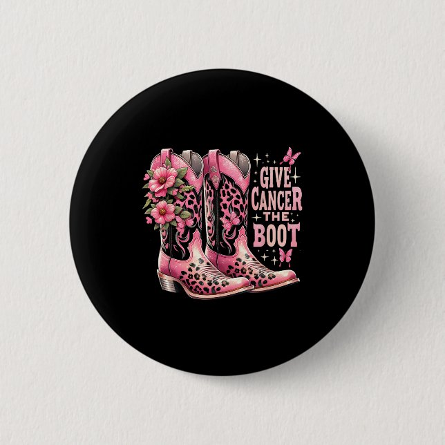 Krebs Das Cowgirl des Boot Westers stimuliert Brus Button (Vorderseite)