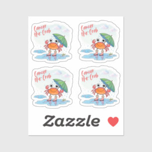 Krebs das Crab-Zodiac-Zeichen Aufkleber