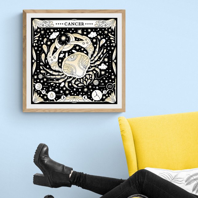 Krebs: Der Celestial Caregiver Poster (Von Creator hochgeladen)