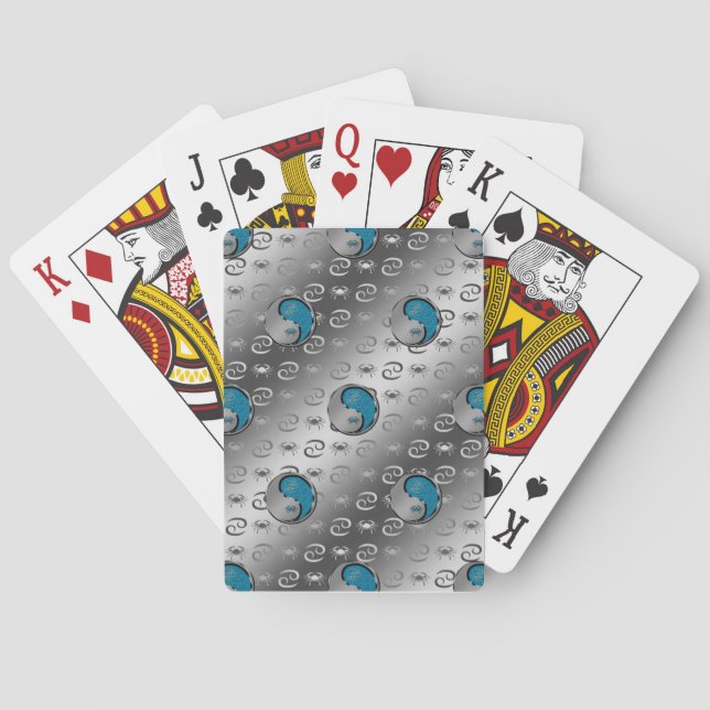 Krebs der Krabbe Spielkarten (Rückseite)
