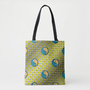 Krebs & Feuer Affe Tasche