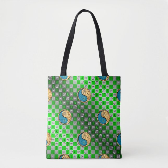 Krebs & Feuer Ziege Tasche (Vorderseite)