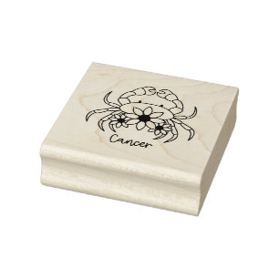 Krebs Gummistempel