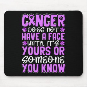 Krebs hat bis heute kein Gesicht... - World Canc Mousepad