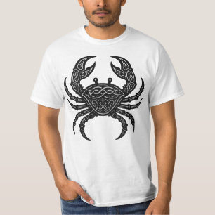Krebs — Heimgesuchter Tintensternzeichen-Krebs T-Shirt