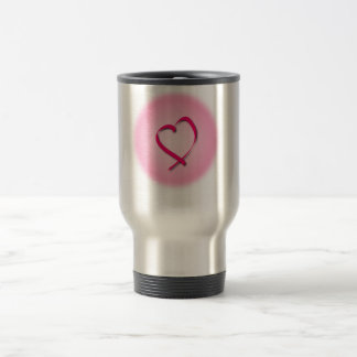 Krebs-Herz-Reise-Tasse Reisebecher
