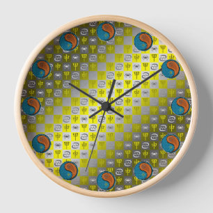 Krebs & Holz Affe Uhr