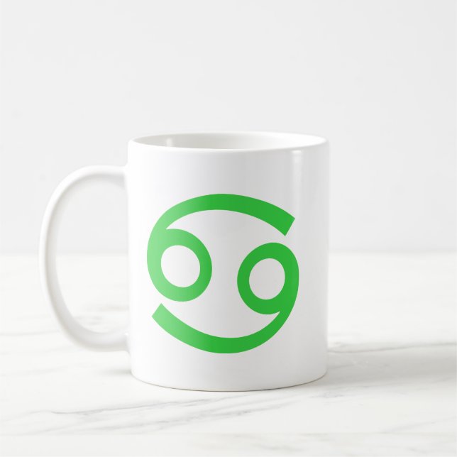 Krebs im Grünen Kaffeetasse (Links)