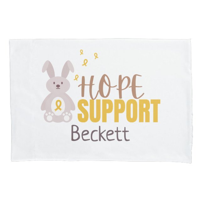 Krebs im Kindesalter Custom hope Pillowcase Kissenbezug (Vorderseite)
