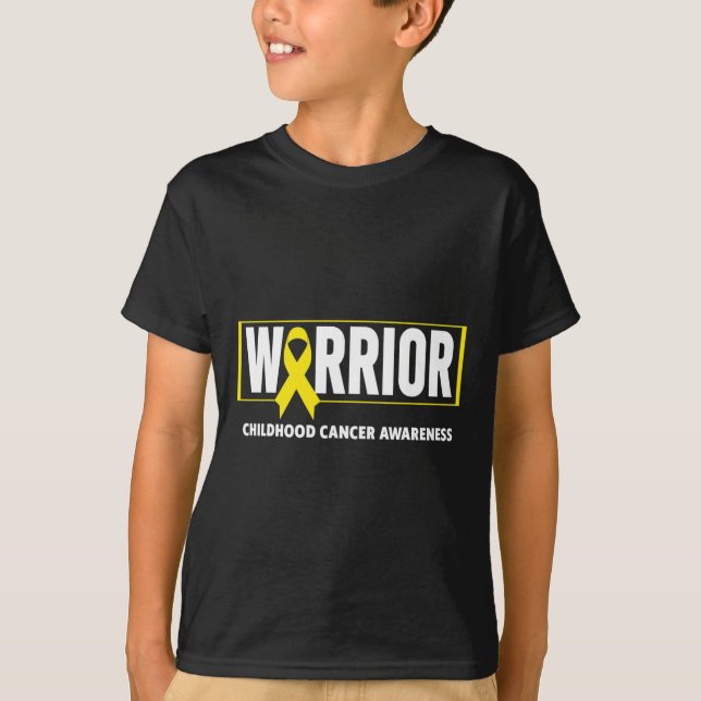 Krebs im Kindesalter - Krebs im Krieger und im Kin T-Shirt (Vorderseite)