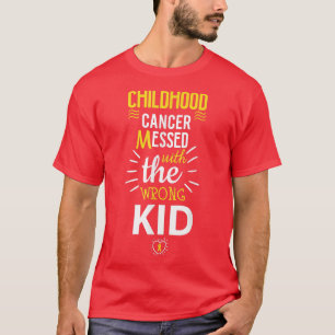 Krebs im Kindesalter mit den falschen Kinderwarnen T-Shirt