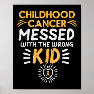 Krebs im Kindesalter mit falscher Kindheit B Poster