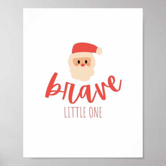 Krebs im Kindesalter mutig Weihnachtsgeburten Poster (Vorne)