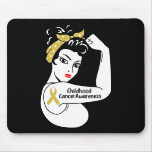 Krebs im Kindesalter: starke Frauen Mousepad