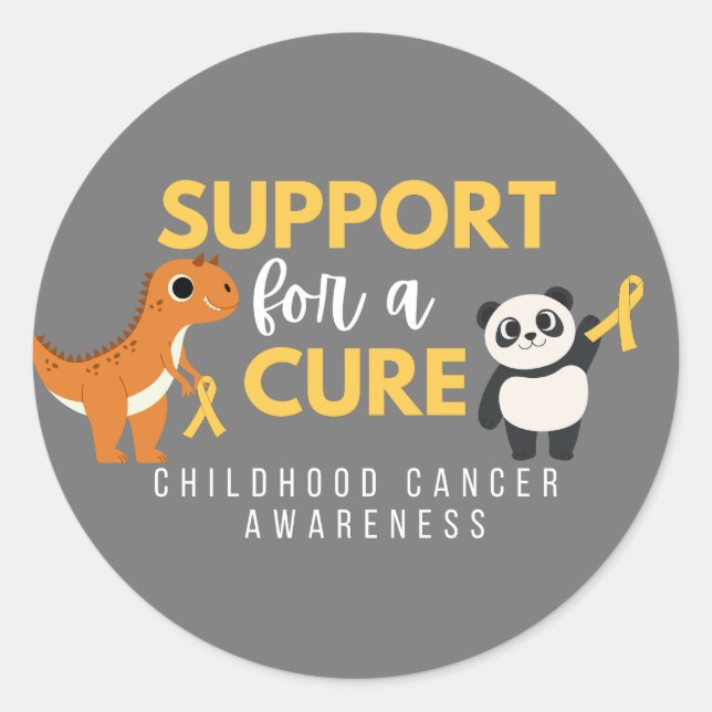 Krebs im Kindesalter.support.euro.cure Stickers &  (Vorderseite)