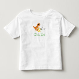 Krebs im Kindesalter. tapfer.individuelle Name-Kle Kleinkind T-shirt