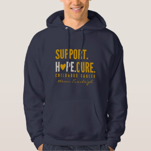 Krebs im Kindesalter unterstützt Custom Pullover H