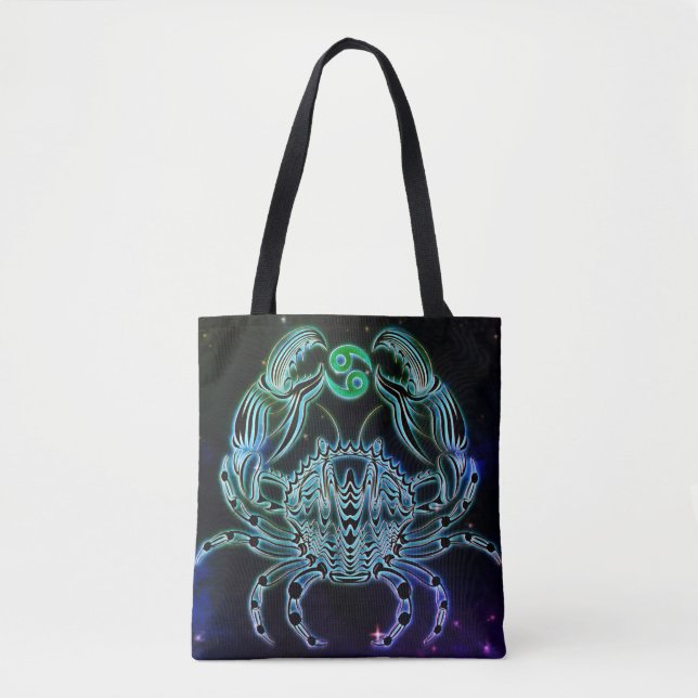 Krebs im Krabbenzodiaktosack Tasche (Vorderseite)