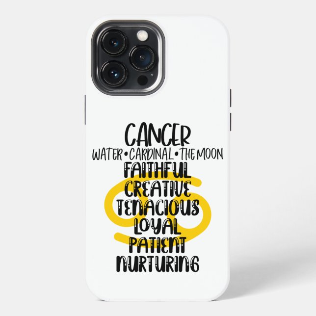 Krebs iPhone 13 Pro Max Hülle (Rückseite)