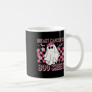 Krebs ist Boo Sheet Halloween Brustkrebsbewusstsei Kaffeetasse