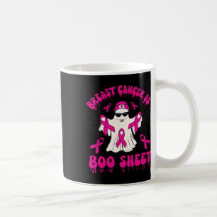Krebs ist Boo Sheet Halloween Brustkrebsbewusstsei Kaffeetasse