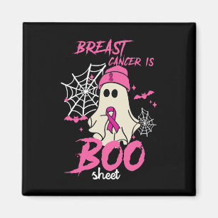 Krebs ist Boo Sheet Halloween Brustkrebsbewusstsei Magnet