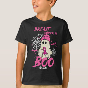 Krebs ist Boo Sheet Halloween Brustkrebsbewusstsei T-Shirt