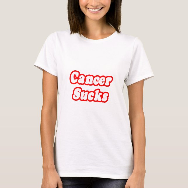 Krebs Ist zum Kotzen T-Shirt (Vorderseite)
