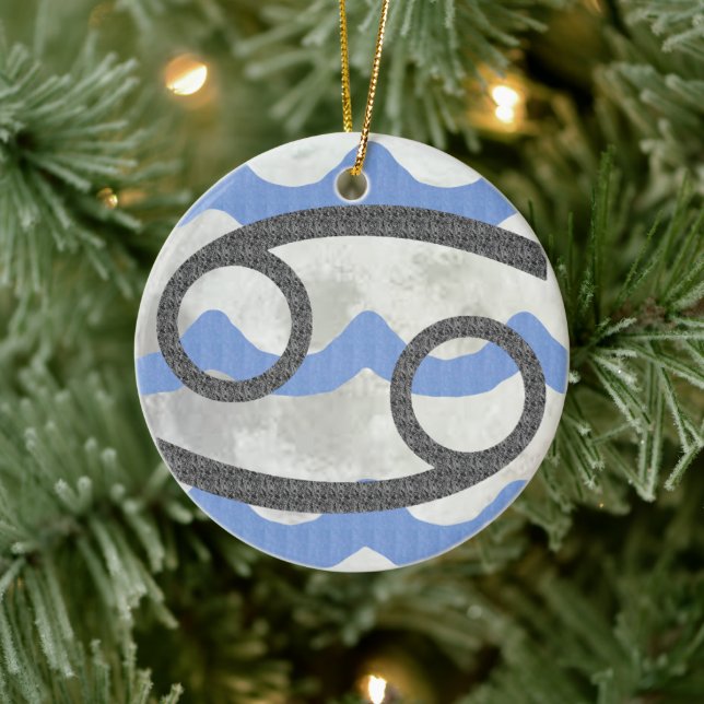 Krebs Keramik Ornament (Baum)