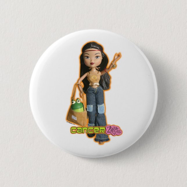 Krebs-Knopf Button (Vorderseite)