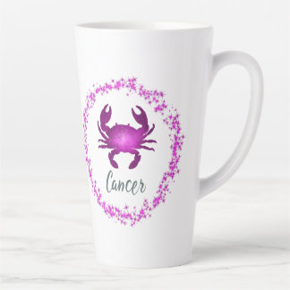 Krebs Krebs Sternzeichen Astrologie rosa lila Milchtasse
