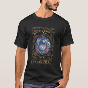 Krebs Krebs Tarotkarte Sternzeichen Horoskop Männe T-Shirt