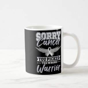 Krebs Krieger Weltkrebstag Geschenk Rosa Band Kaffeetasse