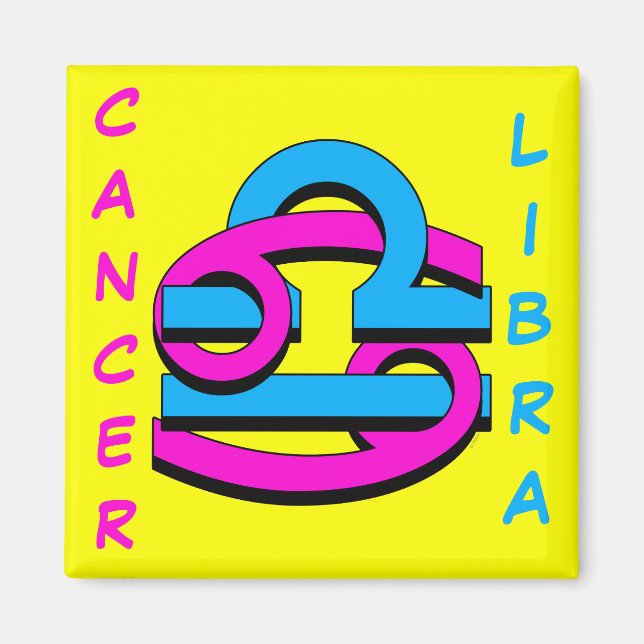 Krebs & Libra PkBl Magnet (Vorne)