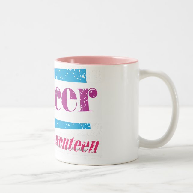 Krebs lila zweifarbige tasse (Rechts)
