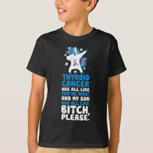 Krebs Mein Sohn Bitte zitieren Sie Unicorn T-Shirt