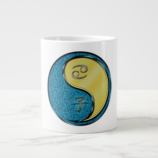 Krebs & Metallratte Jumbo-Tasse (Vorderseite)