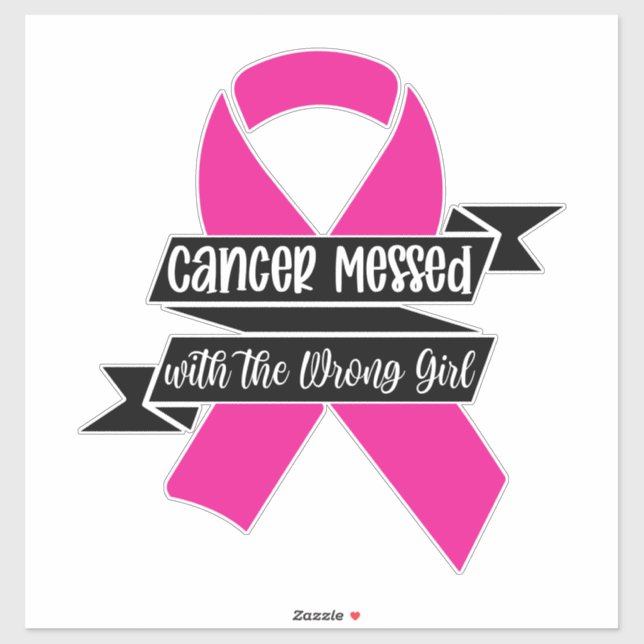 Krebs mit dem falschen Mädchen Aufkleber (Blatt)