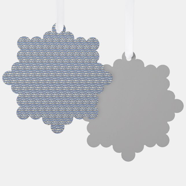 Krebs Ornament Karte (Vorderseite/Rückseite)
