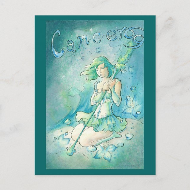 Krebs Postkarte (Vorderseite)